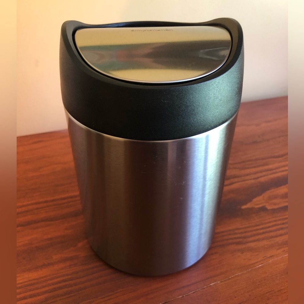 Simplehuman Countertop Mini Can, Brushed Stainless